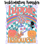 Hippie Halloween Sublimation Transfer