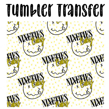 Nineties Skinny Tumbler Seamless Sublimation Transfer