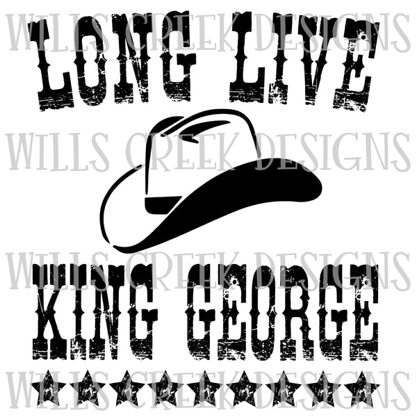 Long Live King George Sublimation Transfer