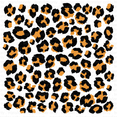 Leopard Spots 2 Color Screen Print Transfers *Low Heat* Q21