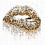 Leopard Lips Sublimation Transfer