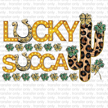 Lucky Succa Sublimation Transfer