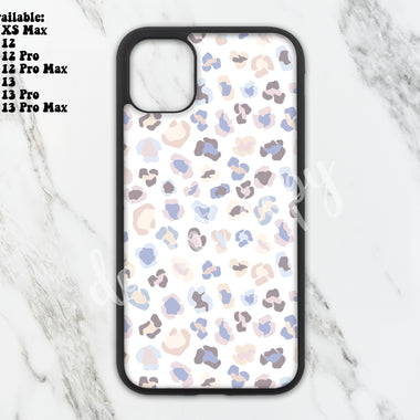 Baby Blue Cheetah iPhone Phone Case