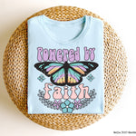 Powered by Faith Screen Print High Heat Transfer T16
