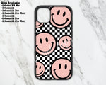 Checkered Smile iPhone Phone Case