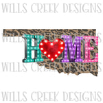 Oklahome Home Marquee Digital Download