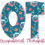 Occupational Therapist Doodle Sublimation Transfer