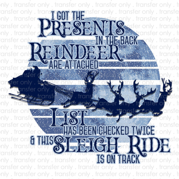 Old Town Road Reindeer Sublimation Transfer