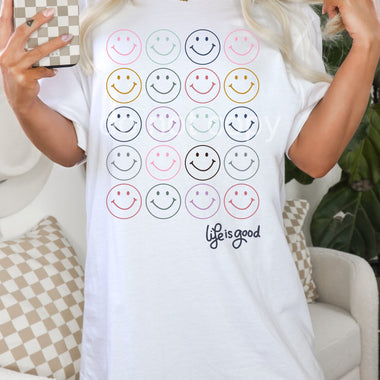 Life is Good Screen Print High Heat Transfer Q23
