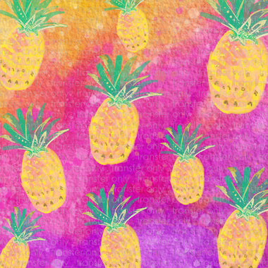 Tie Dye Pineapple Pattern Sublimation Transfer
