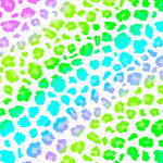 Neon Leopard Pattern Sublimation Transfer