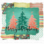 Patchwork Christmas Sublimation Transfer