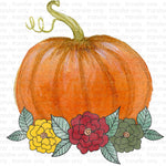Floral Pumpkin Sublimation Transfer