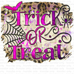 Trick or Treat Sublimation Transfer