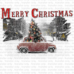 Merry Christmas Car Sublimation Transfer