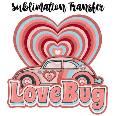Love Bug Sublimation Transfer