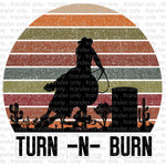 Turn N Burn Rodeo Sublimation Transfer