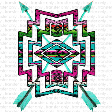 Serape Tribal Sublimation Transfer