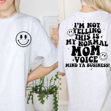 Normal Voice Front and Back Screen Print High Heat Transfer S45