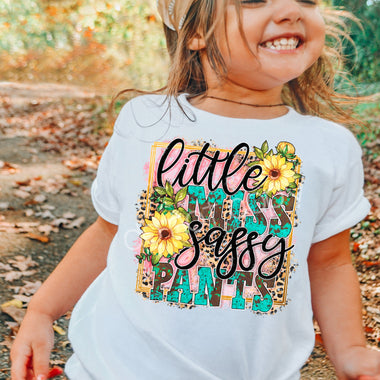 “No restocks” Sassy Little Pants Toddler 8” Screen Print Transfer A16