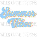 Summer Vibes Retro  Digital Download
