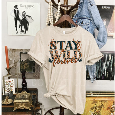 Stay Wild Forever Screen Print High Heat Transfer R42