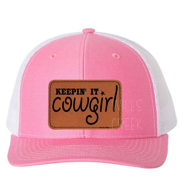 Keepin' it Cowgirl Leather Patches *Patch Only*