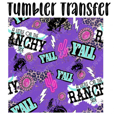 Ranchy Skinny Tumbler Seamless Sublimation Transfer