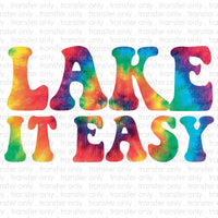 Lake it Easy Sublimation Transfer
