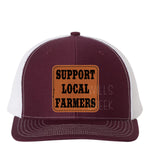 Support Local Farmers Leather Patches *Patch Only*