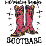 Boot Babe Sublimation Transfer