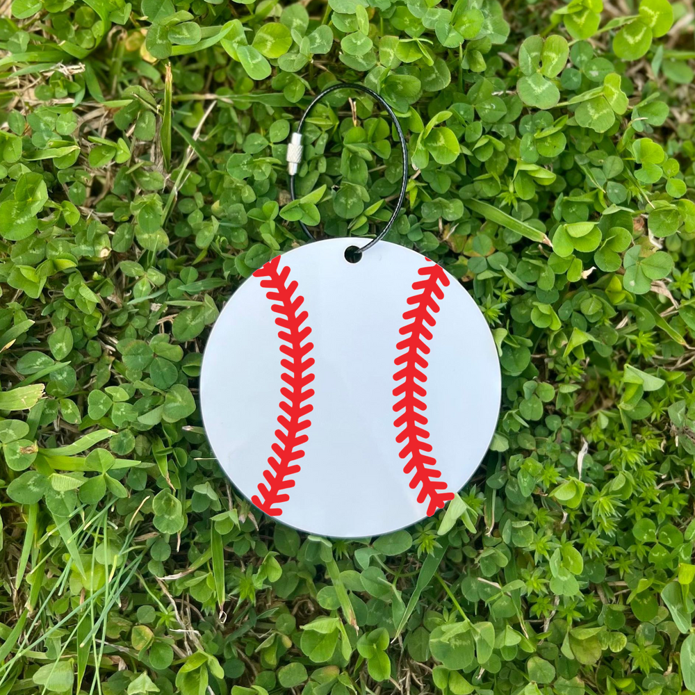 Baseball and Softball Ball Bag Name Tags with stainless wire cable ...