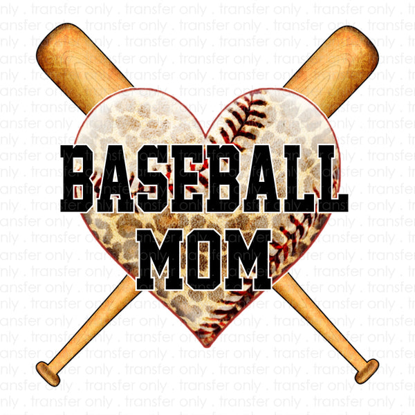 Baseball Mom Sublimation Transfer