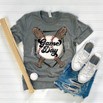 Game Day Bats Screen Print High Heat Transfer W61