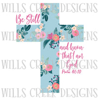 Be Still and Know Cross Sublimation Transfer