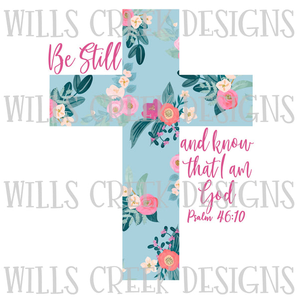 Be Still and Know Cross Digital Download