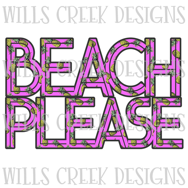 Beach Please Digital Download