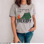 Camping is my Therapy Screen Print High Heat Transfer W158