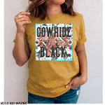 Cowhide is the New Black Screen Print High Heat Transfer U135