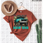 Ridin' High Screen Print Transfer *High Heat* P10