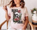 Rebel Soul Screen Print High Heat Transfer W55