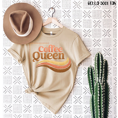 Coffee Queen Screen Print Transfer High Heat W32