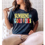 Sunshine and Good Vibes Screen Print Transfer *High Heat* T112