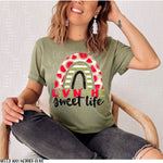 Livin the Sweet Life Screen Print Transfer High Heat K7