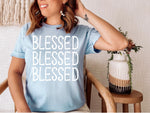 Blessed Blessed Blessed Screen Print Transfer P114