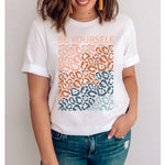 Be Yourself Leopard Spots Screen Print High Heat Transfer U145