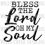 Bless the Lord oh my Soul Digital Download