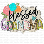 Blessed Grandma Sublimation Transfer