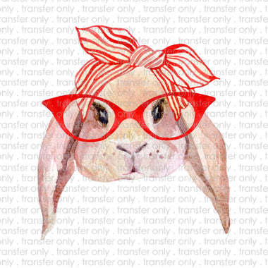 Bandana Bunny Sublimation Transfer