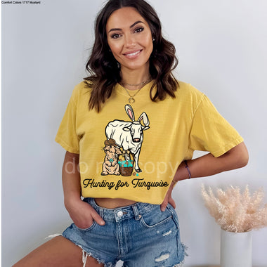 Hunting for Turquoise Screen Print High Heat Transfer T12